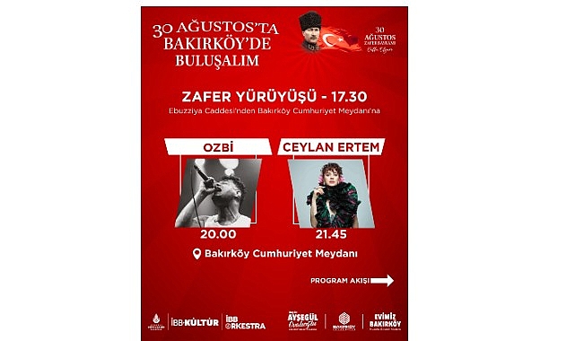 Büyük Zafer Bakırköy’de kutlanacak