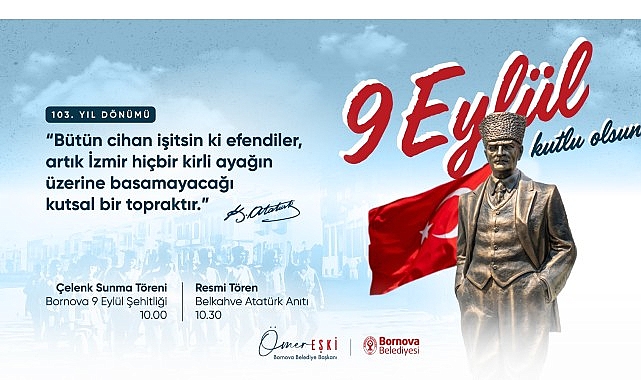 Kurtuluş heyecanı Bornova’da bir başka yaşanacak